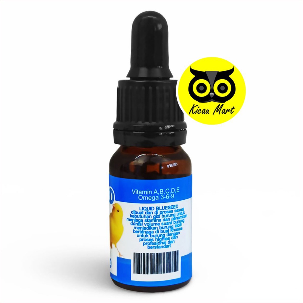 VITAMIN OBAT PENGGACOR BURUNG BLUESEED BLUE SEED LIQUID PROBIRD KENARI PLECI CIBLEK LOVEBIRD BLSOIL