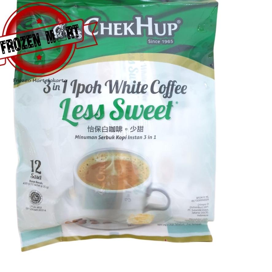 

✈ Chek Hup Ipoh Whitte Coffee Less Sweet Sugar / Chek Hup Ipoh Less Sugar 420gr ☜