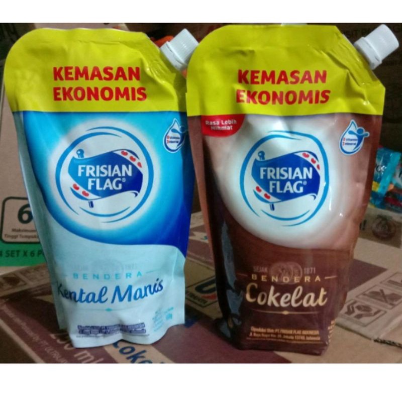 

FRISIAN FLAQ pouch susu kental manis 545gr