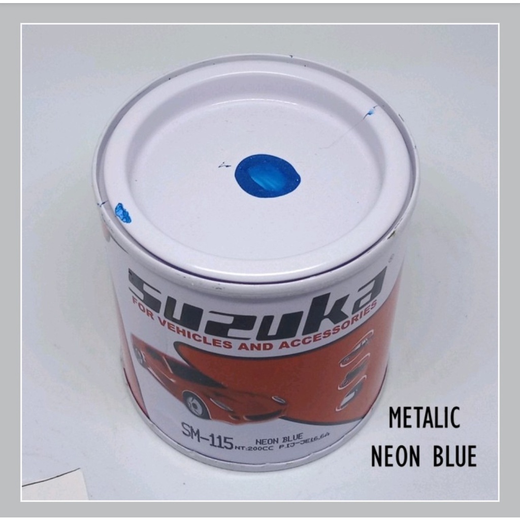 Cat Duco Kayu Besi Premium Suzuka Lacquer 200cc NEON BLUE