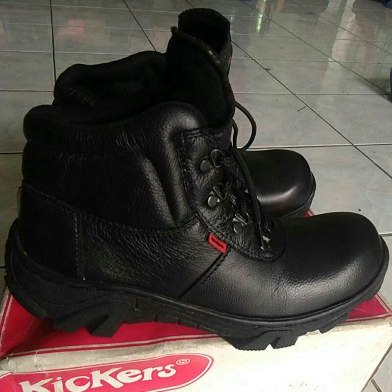sepatu safety kulit kickers