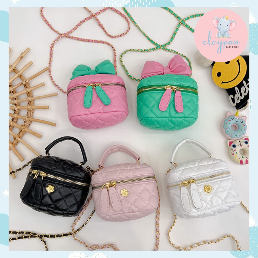 Tas Cewek Model Korea Fashion Sling Bag Mini Tas Anak Pesta