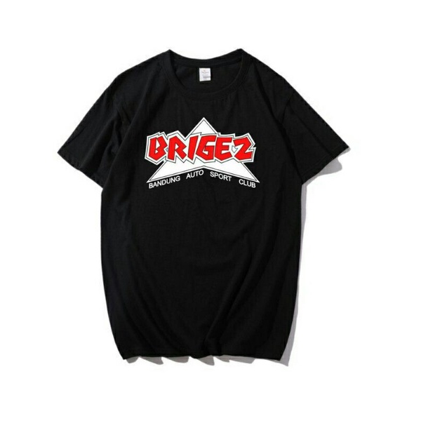 Kaos Pria Dewasa - Kaos Brigez / + Topi Jaring Casual