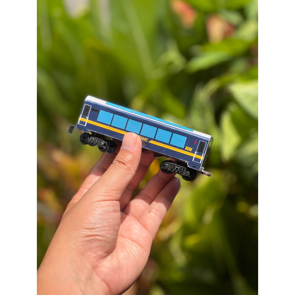 Mainan Kereta Api Indonesia Gerbong PANORAMIC | Miniatur Kereta Api Kayu - Hunting Mainan
