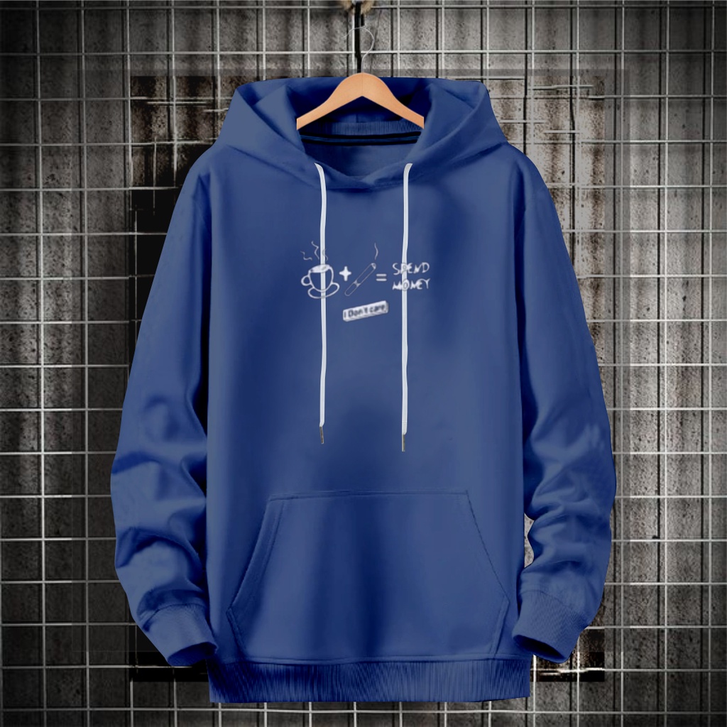 Sweater hoodie pria SPEND MONEY terbaru / hoodie pria kekinian