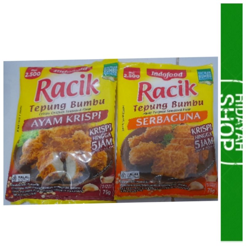 

Racik Tepung Serbaguna & Tepung Krispi 75 gr