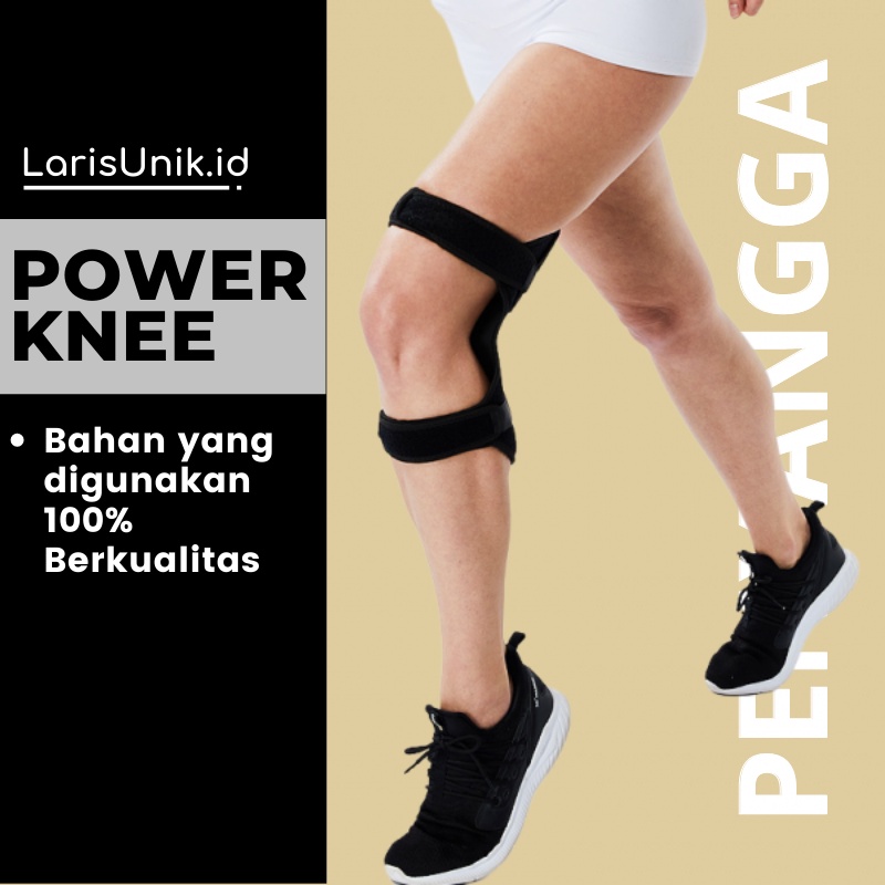 Deker Lutut Power Knee Perlengkapan Olahraga Pelindung Lutut Knee Protector Aksesoris Olahraga