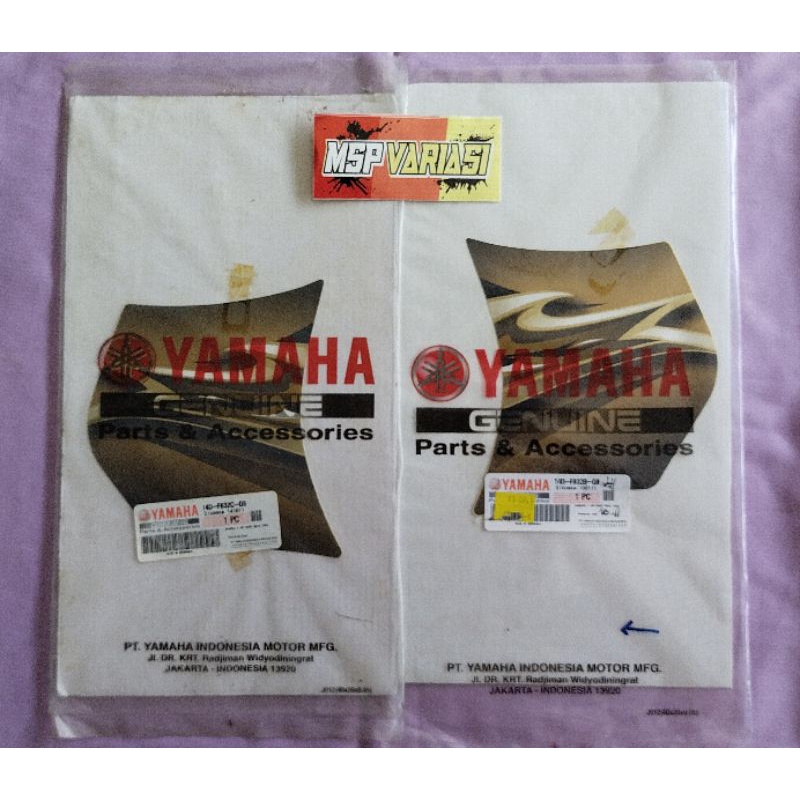 Genuine Part Striping List Stiker Yamaha Mio soul 2010/2011 HITAM Original Ori asli Yamaha Genuine P