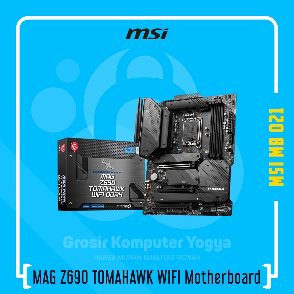 MSI MAG Z690 TOMAHAWK WIFI DDR4 5200MHz LGA1700 Intel Motherboard
