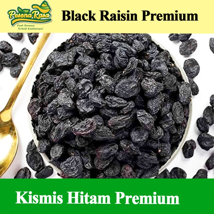 

Kismis Hitam 1 kg / Dark Raisin Premium 1 Kg / Black Raisin Quality