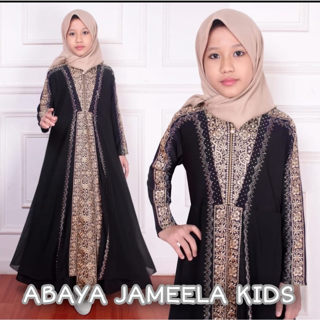 ABAYA JAMEELA / Gamis Turkey / Longdress Muslimah / Maxy Formal / Busana Muslim / Dress Kondangan / Pakaian Mewah Arabic