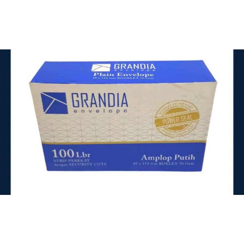 

amplop lem grandia 104 95 x152 isi 100 lembar (400gr)