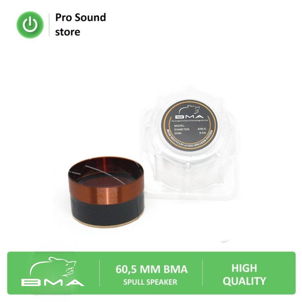 Spull Speaker 60 , 5 mm BMA / Spul Spool Voice Coil 60.5mm 6.5 Ohm