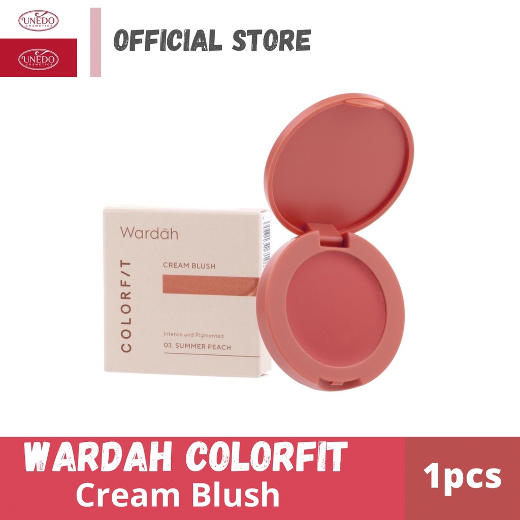 Wardah Colorfit Cream Blush-Formula Ringan dan tekstur ringan