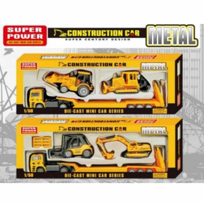 Diecast Truk Trailer Muatan Kombinasi Diecast Truk Kontainer ---MURAH---