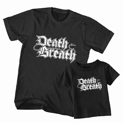 Kaos Death Breath Metal Band Logo Tshirt Couple Dewasa & Anak 1 S/D 12 Tahun