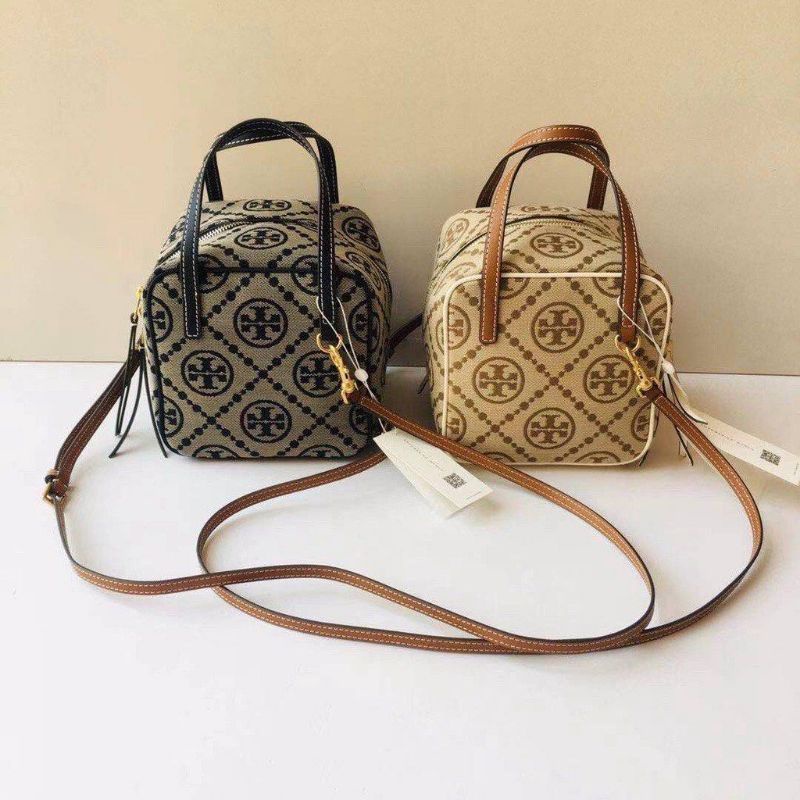 tory burch T monogram cube original bag tas tb authentic jacquard