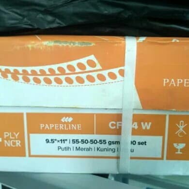 

Paperline Continus Form 4 Ply Warna Full 9 1/2 X 11 Inchi