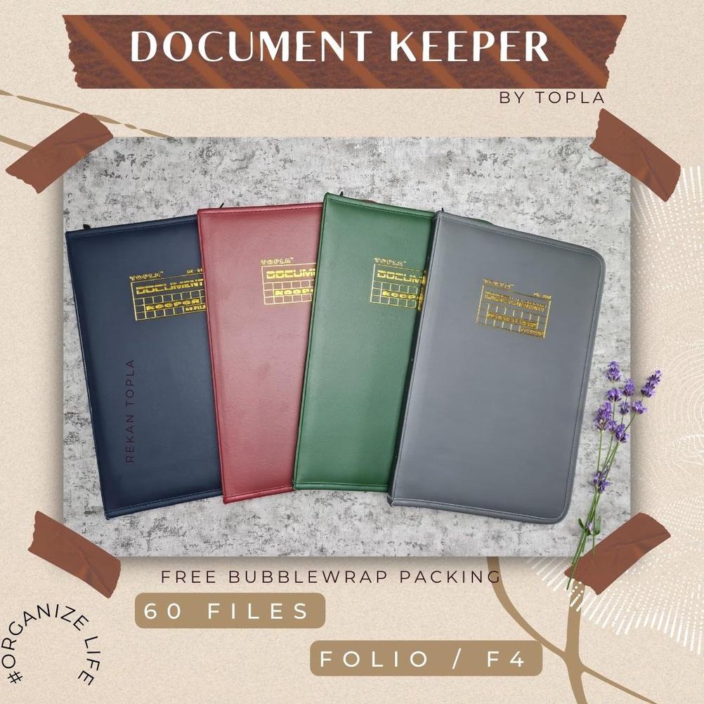 

[VIQNM9751] Map Dokumen Ijazah Folio / Dokumen Keeper F4 / ISI 60 File / HARGA GROSIR / Anti Air
