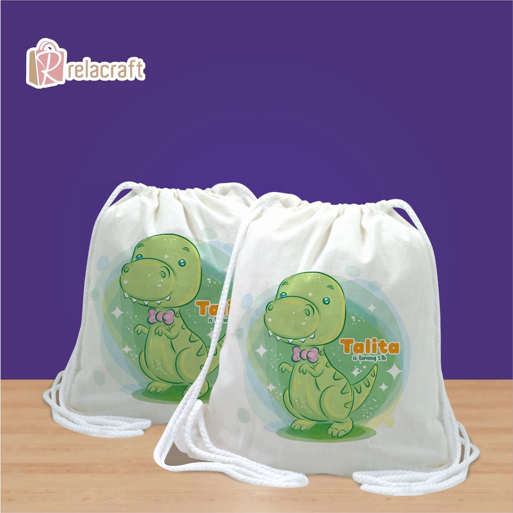 TAS TOTEBAG GENDONG/RANSEL/SOUVENIER ULANG TAHUN