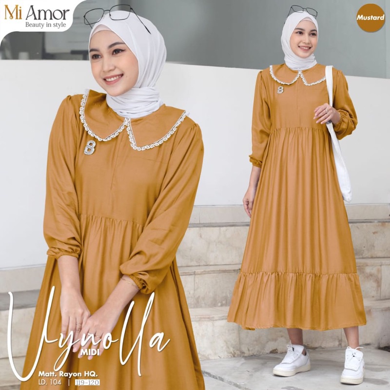 vynolla midi dress polos original mi amor