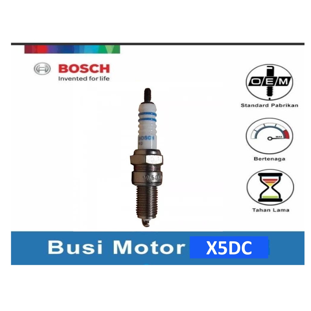 BUSI SEPEDA MOTOR HONDA NEW MEGA PRO MERK BOSCH UR6DC