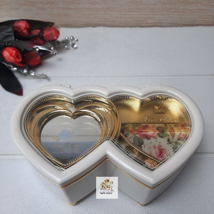 Kotak Musik Kotak Perhiasan Musik Double Love Balerina / Box Music / Kotak Musik