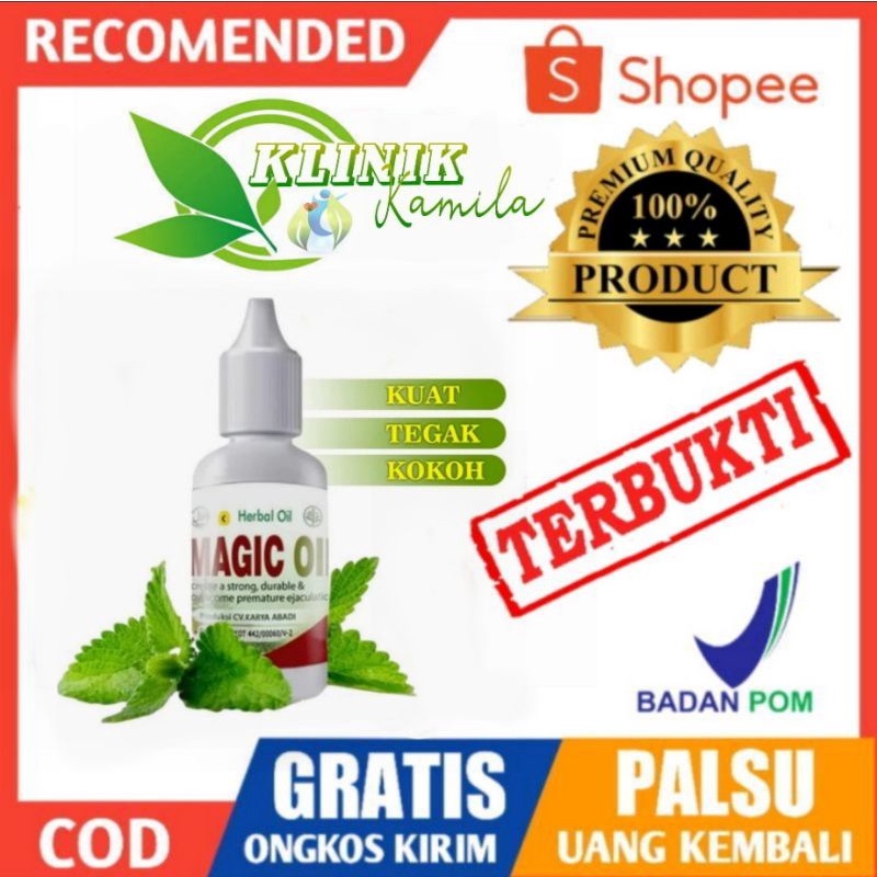 Magic Oil - Obat Herbal Oles Kuat Tahan Lama Mengatasi Impotensi Pria