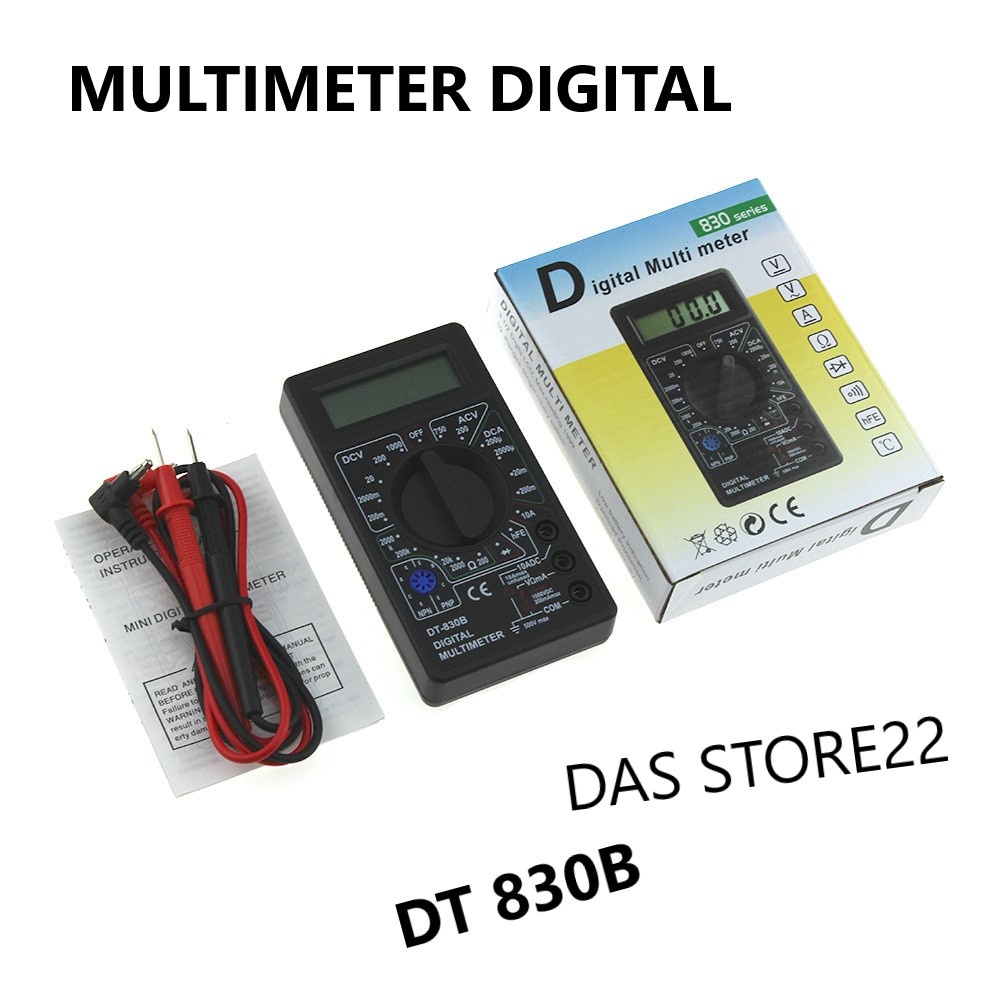 Jual Multimeter Dt B Dt B Avo Meter Multitester Avometer Digital Dt B Shopee