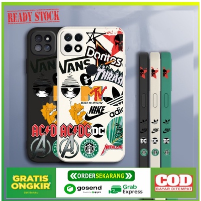 Case Liquid Little Monster Realme Narzo 20 30A Casing Softcase TPU Dove With pelindung kamera