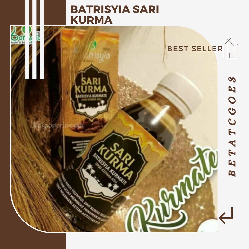 

❤[PROMO MURAH!!!]❤Sari Kurma Batrisyia Herbal / Sari Kurma Batrisyia Herbal / Kurmate Batris / Kurma Madu Teuwuel / Booster Imun / Madu Kurma