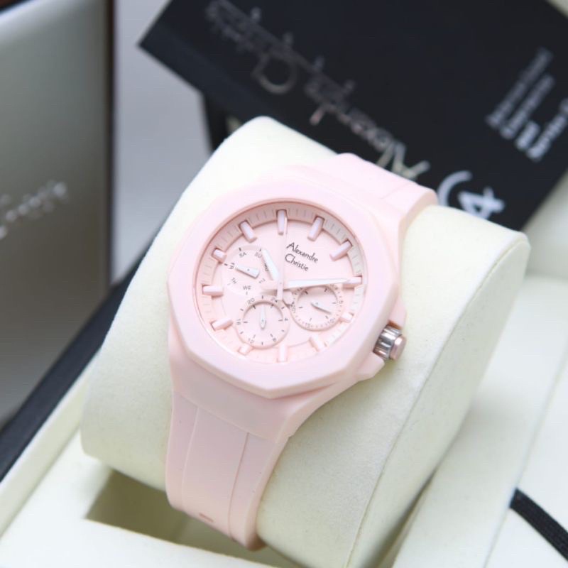 Jam tangan Alexandre Christie Ac 6590 ladies chrono aktif