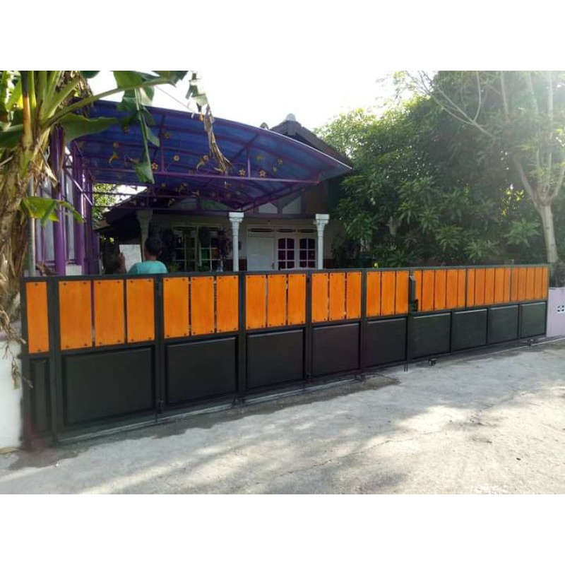 Pintu pager rumah minimalis