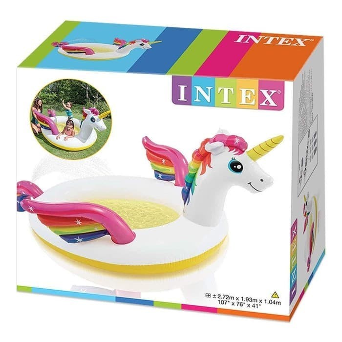 Intex 57441 kolam anak - kolam renang unicorn besar