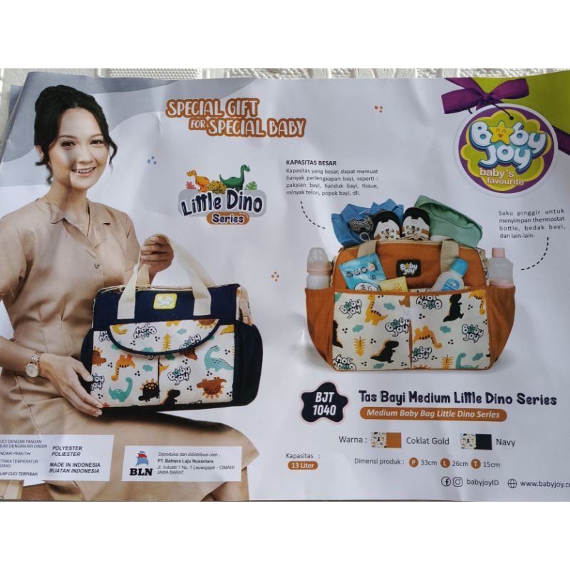tas bayi medium little dino series baby joy