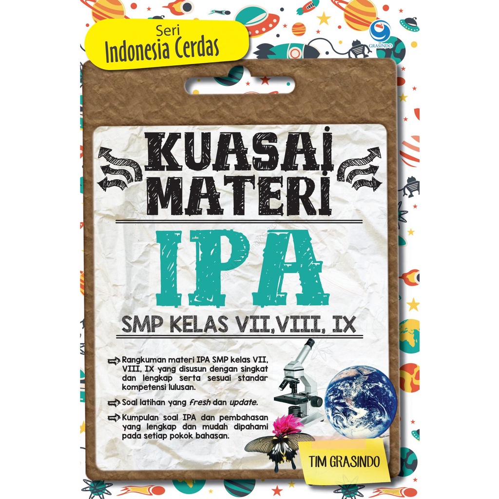 Kuasai Materi IPA SMP Kelas VII, VIII, IX Seri Indonesia Cerdas Original