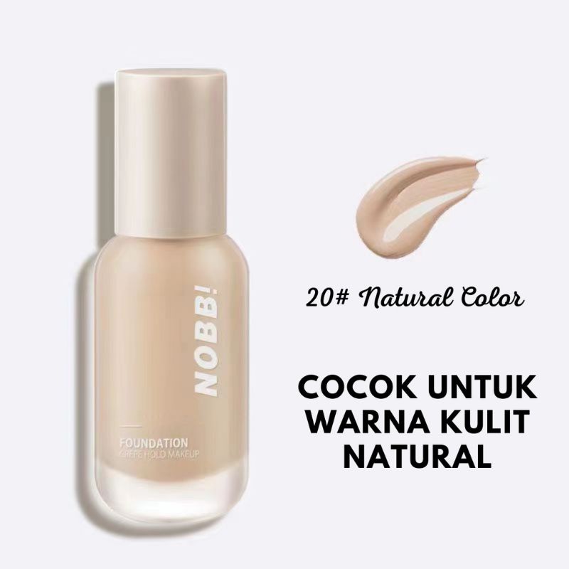 NOBB CREPE HOLD MAKEUP FOUNDATION / FONDATION NOBB