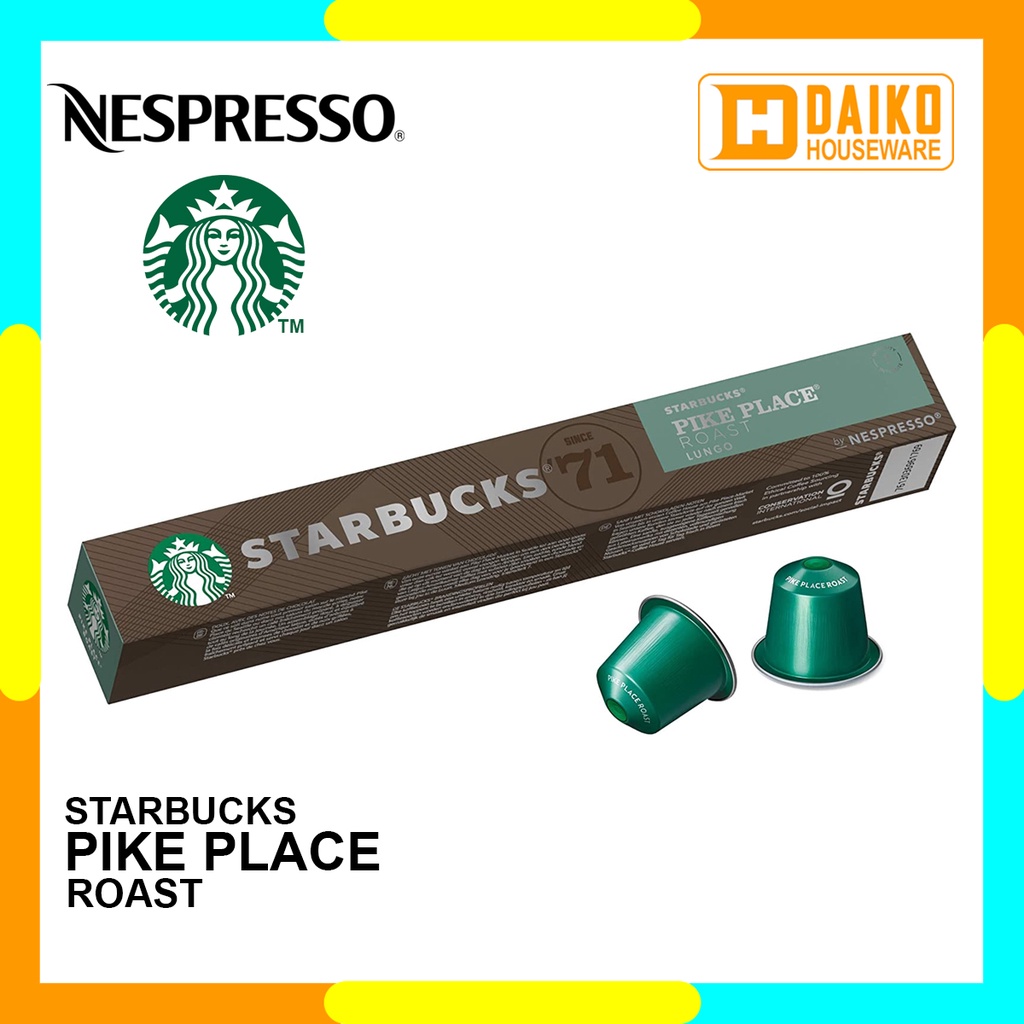 Starbucks Capsule By Nespresso Pike Place Coffee Capsules Original