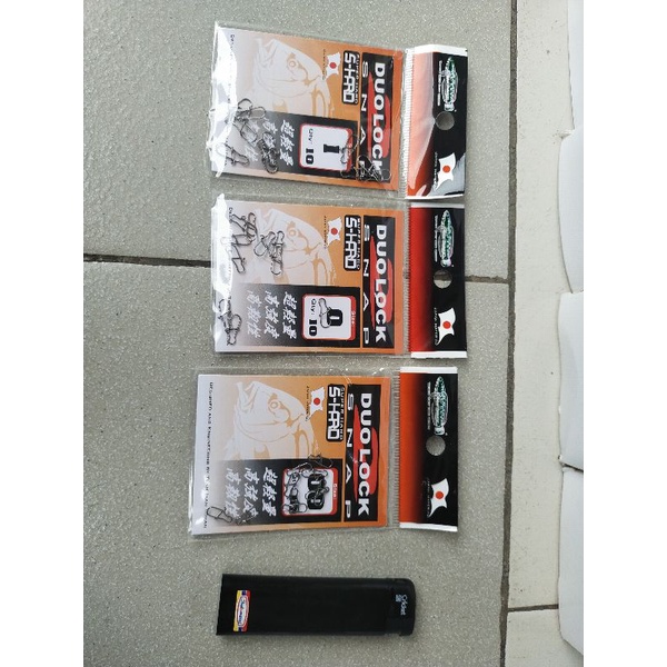 duo lock snap fishing ikan Toman / nice snap ikan toman
