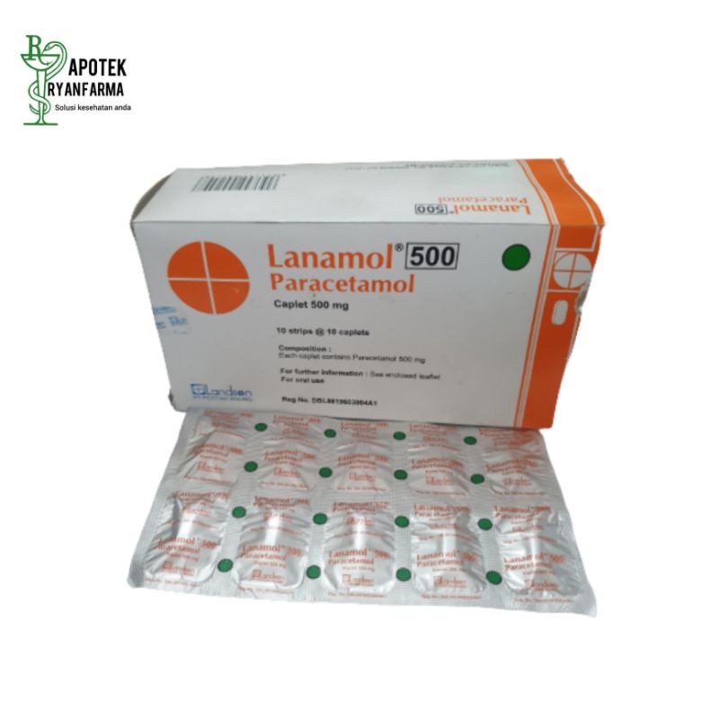 Jual Lanamol Paracetamol Mg Tablet Strip Kaplet Obat Turun