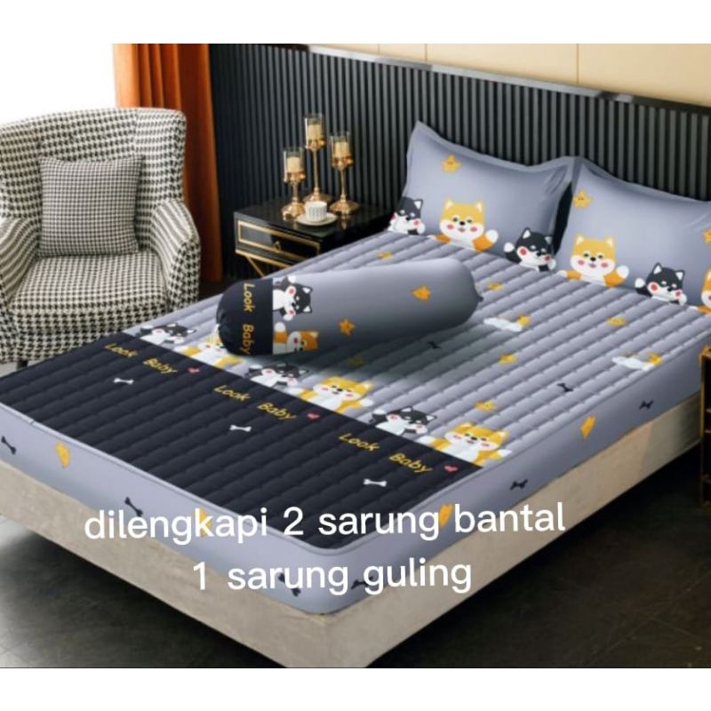 sprei waterproof  180x200 dan 160x200