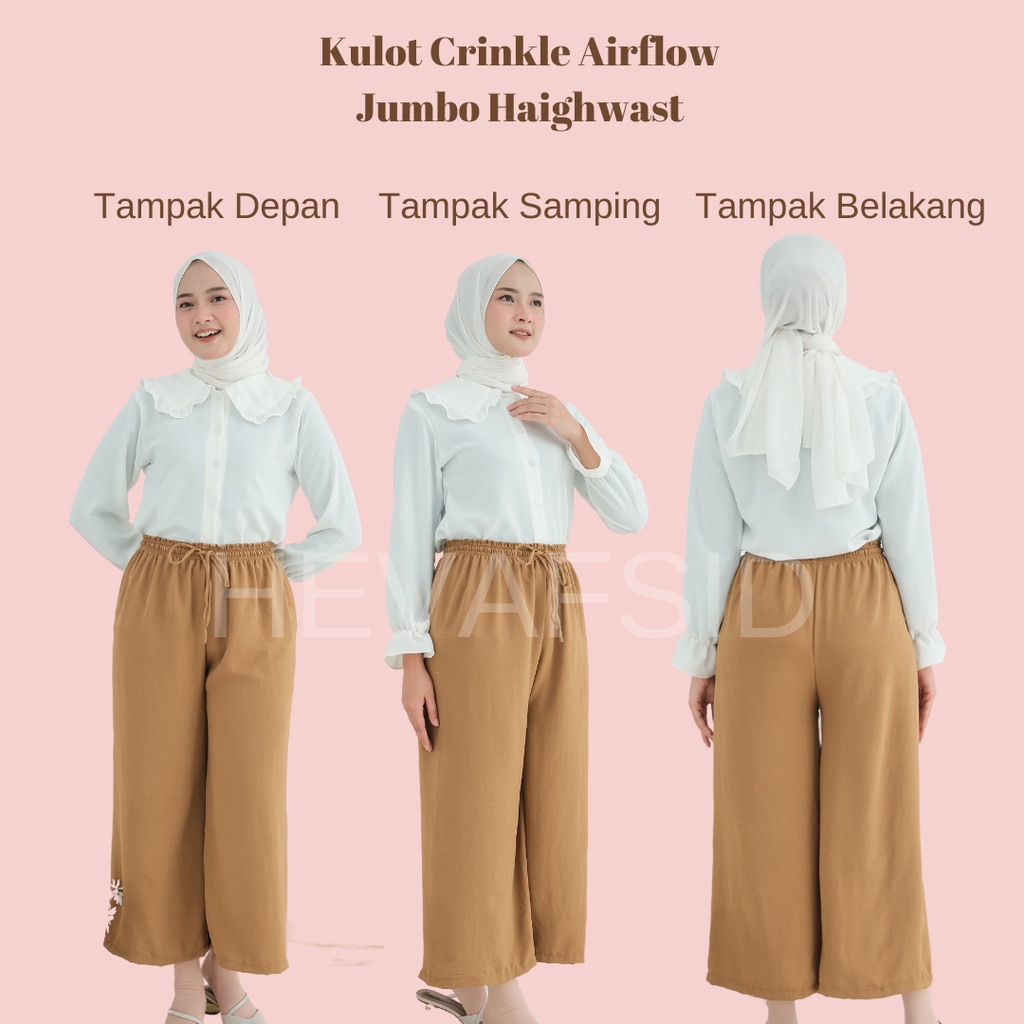 KULOT CRINCKLE AIRFLOW JUMBO HAIGHWAIST