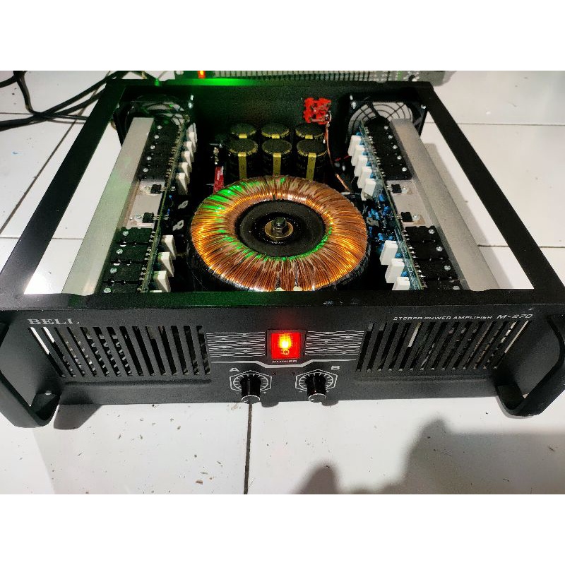 Jual Power Amplifier Amper Spek Rumahan X Jamin Glerrr Bonus Peking Kayu Vrsi U