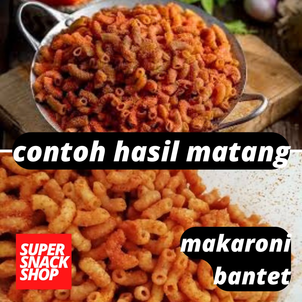 MAKARONI BANTET MURAH / MAKRONI MURAH / MAKARONI MENTAH /  MAKRONI BANTAT KUNING KONDANGENAK 1 KG