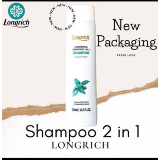 Longrich Shampoo 300ml - Penumbuh Rambut Terbaik Perawatan Anti Rontok