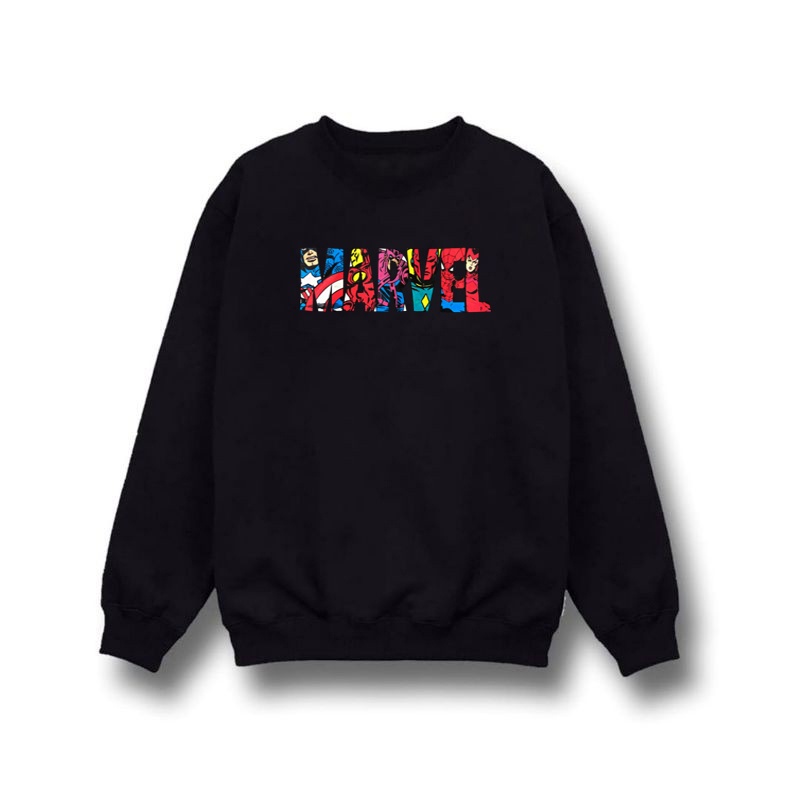 Sweater Crewneck Marvel Studios / Crewneck hnm Marvel Sablon Hoodie Pria Wanita Keren