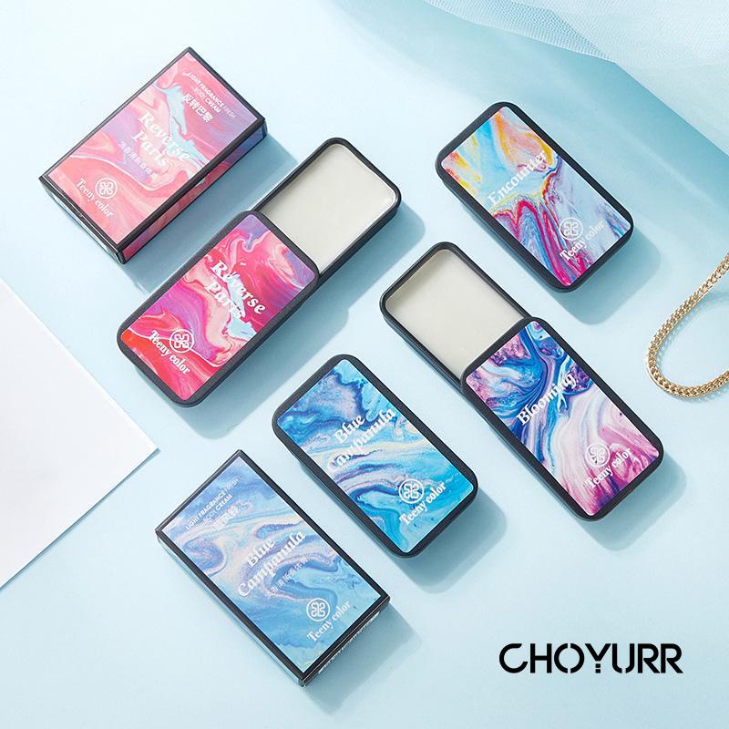 【COD】Parfum Padat Mini / Parfum Balsem Aroma Buah Bunga / Portable Solid Balm / Parfum Traveling Pria Wanita-CH