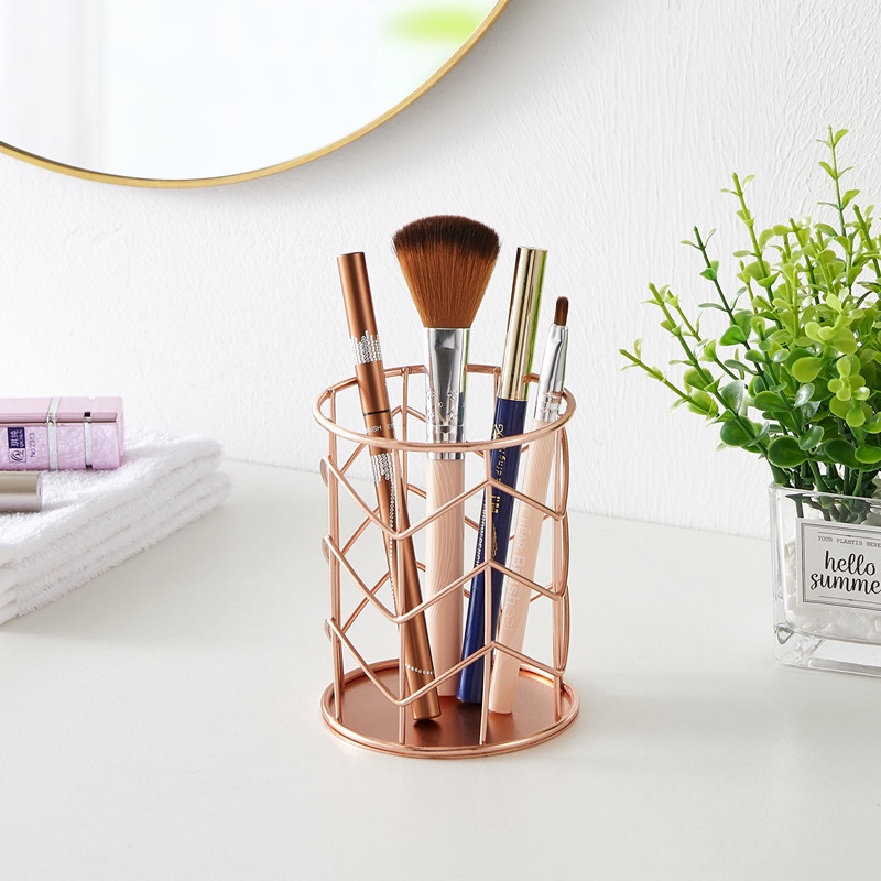 Tempat Kuas Make Up Nordic Make Up Brush Holder Rak Kuas Make Up Tempat Pensil Meja Stationary Kantor