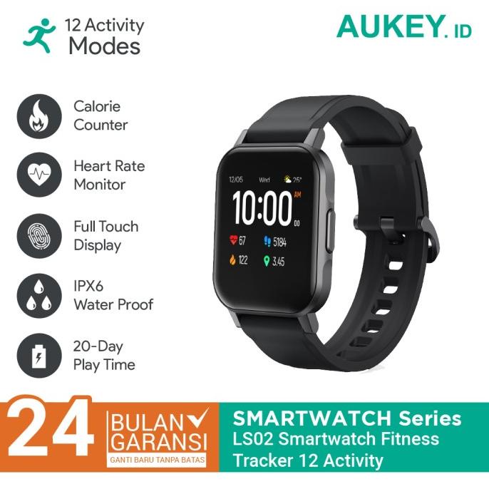 Discount Smartwatch Aukey LS02 Fitnes Tracker 12 Activity SMART WATCH PRIA/SMART WATCH WANITA/SMART WATCH ANAK