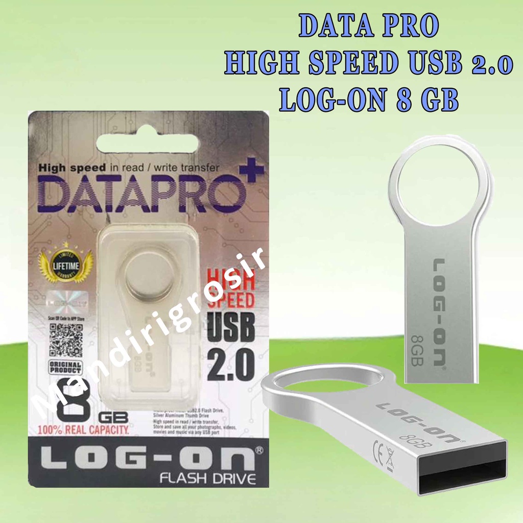 Data Pro* Flashdisk* High Speed USB 2.0* log-on 8gb